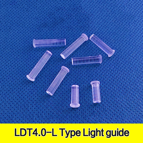Barra de guía de luz led de 4mm de diámetro de LDT4.0-L, marcador de tarjeta de cabeza redonda, Parche transparente, Cuenta de luz F4 ► Foto 1/2