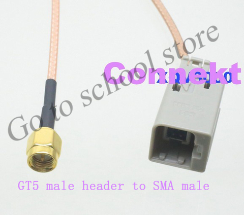 GT5-Base de cabeza cuadrada a conector de interfaz SMA, adaptador de antena GPS, Cable de antena ► Foto 1/4