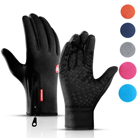 Guantes de Pesca antideslizantes de dedo completo, de neopreno, cuero transpirable, cálidos, para carpas, Fitness, 1 par ► Foto 1/6