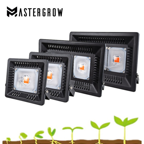 Luz LED de espectro completo para cultivo, impermeable, IP67, 50W, 100W, 200W, 300W, COB, luz de inundación para cultivo, invernadero hidropónico para plantas de interior ► Foto 1/6