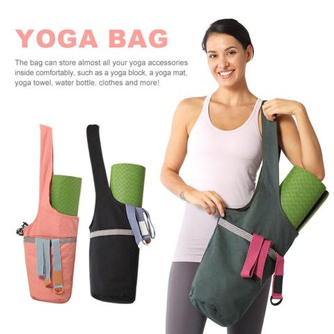 Bolsa portátil para esterilla de Yoga, mochila para Yoga, bolsillo, equipo deportivo para culturismo y Fitness ► Foto 1/6