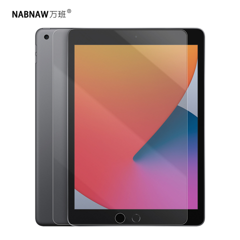 NABNAW-Protector de pantalla para iPad de 10,2 pulgadas, vidrio templado 2022, Protector de pantalla HD 9H, recubrimiento OLEOFÓBICO, para Apple nuevo iPad 8th 7th 2022 ► Foto 1/6