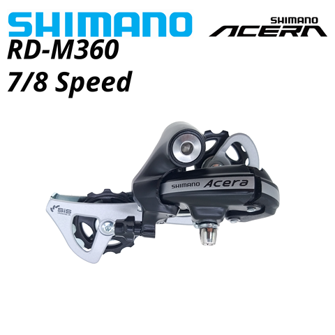 Shimano-desviador trasero para bicicleta de montaña Acera RD M360, 7 y 8 velocidades, 21s y 24s, cambios de marchas para bicicleta ► Foto 1/6