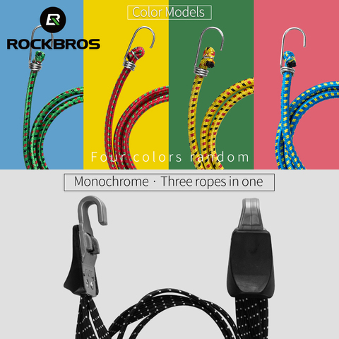 ROCKBROS-bolsa para bicicleta de colores, cuerda de fijación, fuerte rígido, alta, para equipaje elástico, ultraligera, accesorios para ciclismo ► Foto 1/6