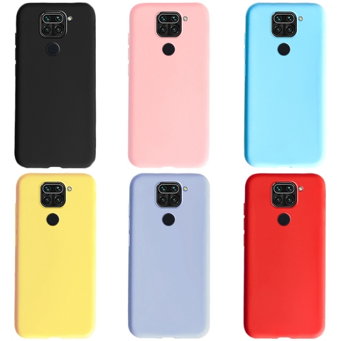 Funda a prueba de golpes para Xiaomi Redmi Note 9, protector de silicona blanda de TPU, Funda trasera para Xiaomi Redmi Note 9 ► Foto 1/6