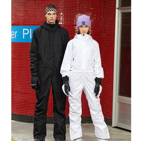 Ropa de esquí impermeable para hombre y mujer, traje de esquí de alta calidad, chaquetas de esquí para exteriores, nuevo Mono de 30 ℃ ► Foto 1/5