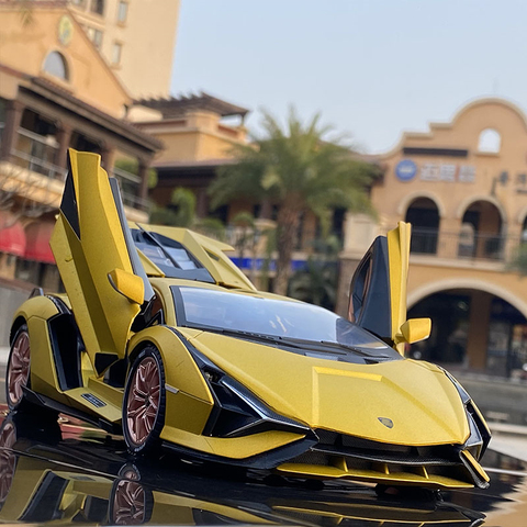 Gran tamaño 1:18 LamborghiniSINA SINA deporte de aleación de coche Diecasts y vehículos de juguete modelo de coche en miniatura escala modelo de coche regalo de los niños ► Foto 1/6