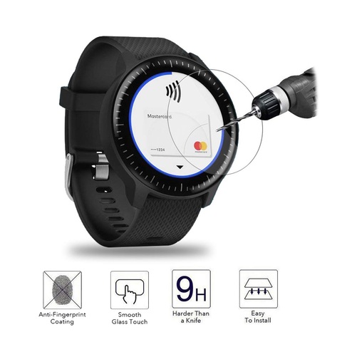 Película protectora de vidrio templado para reloj inteligente, funda protectora de pantalla redonda Universal para reloj inteligente de arwi Moto Xiaomi de 26-34mm 27mm 46mm ► Foto 1/6