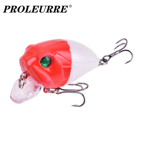 Proleurre flotante buceo superficial Crankbait pesca señuelo 45mm 8g realista Artificial Wobbler isca artificial shad peche ► Foto 1/6