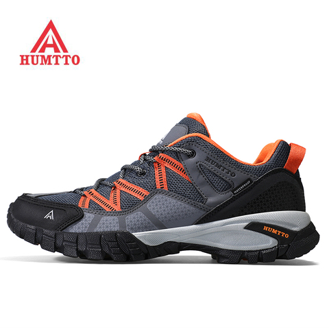 HUMTTO-zapatos de senderismo al aire libre para hombre, zapatillas deportivas para senderismo, escalada, montaña, Camping ► Foto 1/6