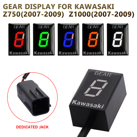 De velocidad pantalla Digital medidor Indicador de marcha para Kawasaki Z750 Z1000 2007-2009 ► Foto 1/6