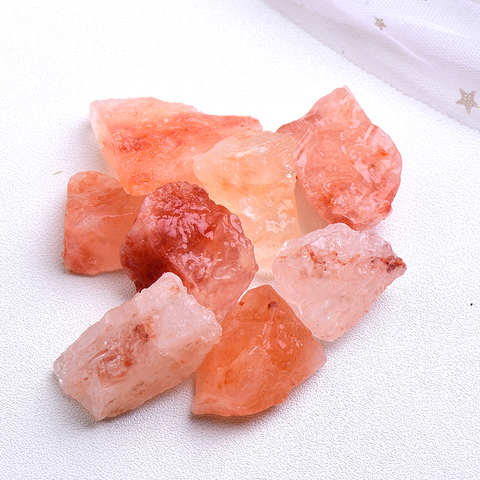 Cristal Natural de sal naranja para reparación de roca Mineral, piedra curativa para decoración del hogar, Acuario de Reiki, 50g/100g, 10-30mm ► Foto 1/6