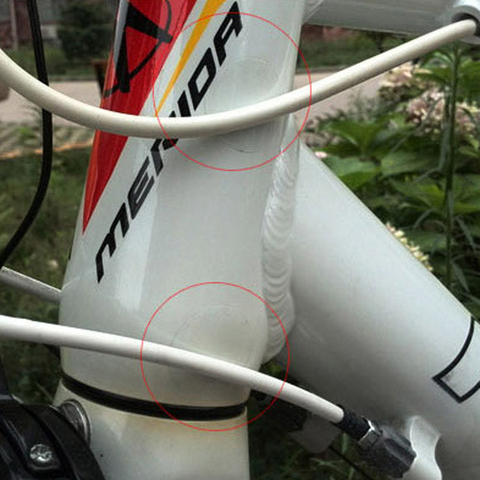 Pegatina de bicicleta de montaña, 15 Uds., antiarañazos, pegatinas protectoras de marco, pegatina de bicicleta transparente ► Foto 1/6