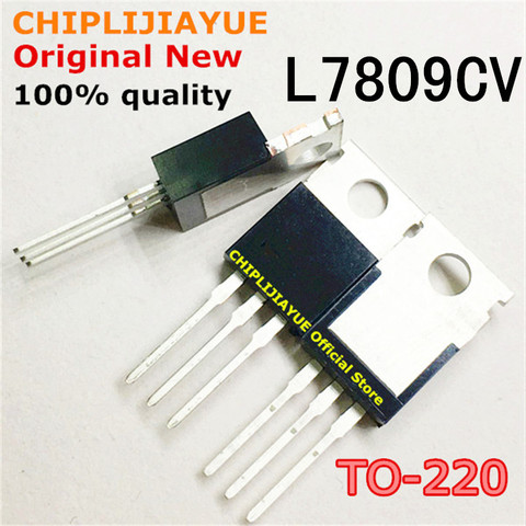 Chipset IC, nuevo y original, 10 Uds. L7809CV L7809 TO220 7809 LM7809 MC7809 TO-220 ► Foto 1/1