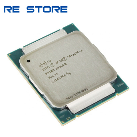 Procesador Intel Xeon E5 2690 V3, SR1XN, 2,6 Ghz, 12 núcleos, 30MB, Socket LGA 2003-3 CPU E5 2690V3 ► Foto 1/1