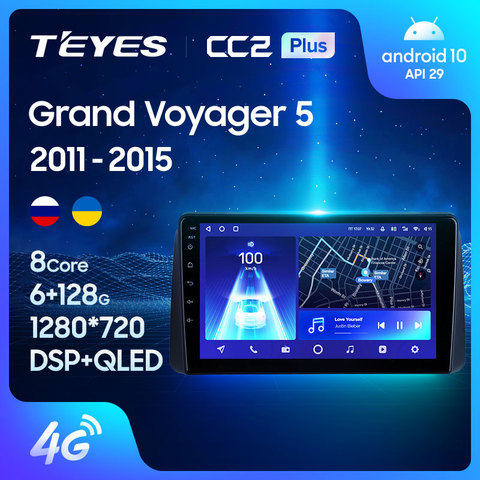 TEYES-Radio Multimedia CC2L CC2 Plus con GPS para coche, Radio con reproductor de vídeo, navegador, 2 din, DVD, para Chrysler Grand Voyager 5 ► Foto 1/6