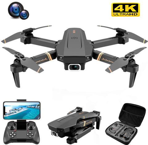 Dron V4 Rc 4k HD, cámara gran angular, 1080P, WiFi, fpv, cámara Dual, Quadcopter, transmisión en tiempo Real, juguetes de helicóptero ► Foto 1/6