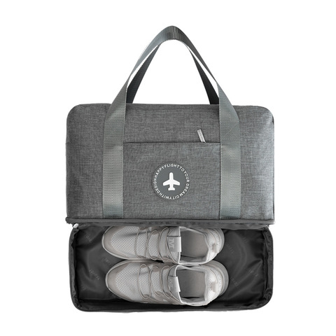 BUCHNIK-bolsa de viaje portátil a prueba de agua, clasificación de doble capa, organizador de zapatos, bolsa de accesorios para equipaje ► Foto 1/6