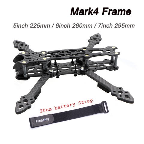 Mark4-Dron de brazo de carreras con visión en primera persona, Marco para Freestyle para Gallo, 225mm, 260mm/ 6 pulgadas, 295mm/7 pulgadas, 230mm/5mm ► Foto 1/6