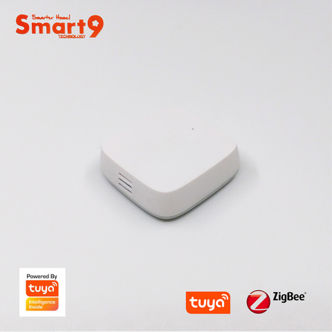 Sensor de temperatura y humedad Smart9 ZigBee, funciona con TuYa ZigBee Hub, Control por aplicación remota Smart Life accionado por TuYa ► Foto 1/5