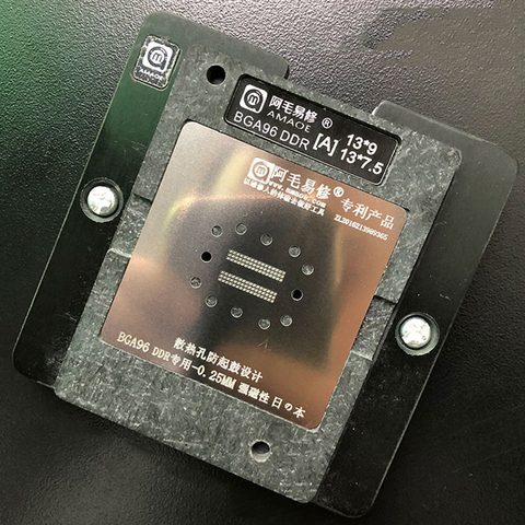 Plantillas universales de rebobinado de calor, accesorio con placa de temperatura para BGA96 DDR BGA153 EMMC Chip refundido Rpair ► Foto 1/6
