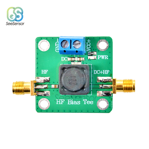 HF t de polarización 50K-60MHz RF, alimentador de CC para microondas de onda corta RTL SDR LNA HAM, antena amplificadora de Radio ► Foto 1/6