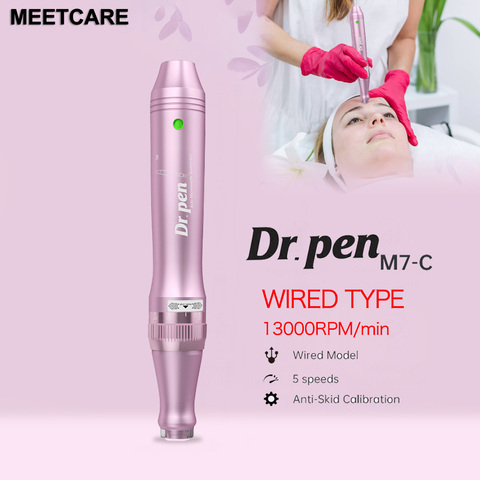 Derma Pen M7 Auto Dr.pen-rodillo con microagujas, aguja de bordado semipermanente, máquina de tatuaje cosmético, pistola para cejas ► Foto 1/6