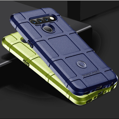 A prueba de golpes caso para LG V50 V50S V60 V40 ThinQ de silicona estilo militar protectora del teléfono móvil caso para LG V30S V30 v35 ThinQ ► Foto 1/6