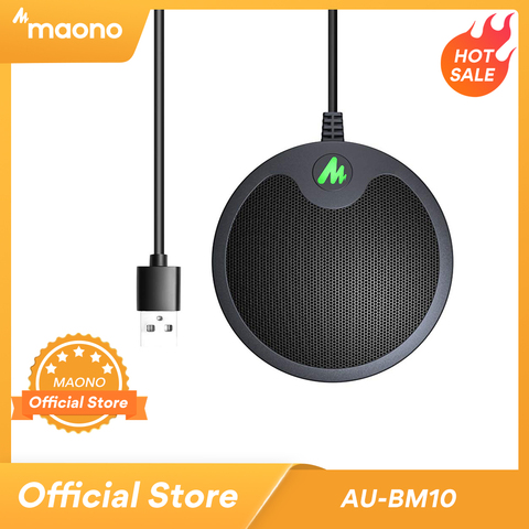 MAONO BM10 USB micrófono de límite omnidireccional condensador Microfono Plug & Play PC Mic para juegos Youtube Metting ► Foto 1/6