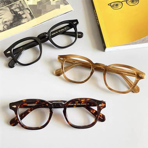 Monturas Gafas Opticas Acetato Vintage Hombre Mujeres Anteojos Recetados La  Moda 