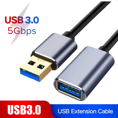 Cable de extensión USB 3,0, extensor para teclado, TV, PS4, Xbo, One, SSD, USB3.0, Cable de datos, Mini USB ► Foto 1/6