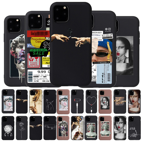 Funda de teléfono con relieve 3D para iPhone 6, 6s, 7, 8 Plus, X SE 2022, 11Pro Max, carcasa de TPU suave con dibujos animados de corazones de amor para iPhone 12, 8, XR, XS ► Foto 1/6