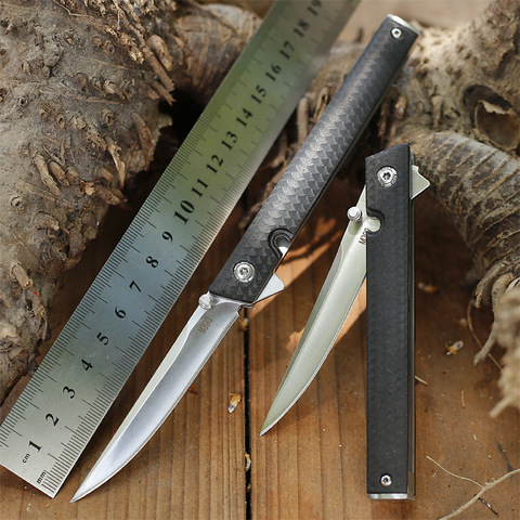 Minicuchillo plegable con Clip M390, hoja, cuchillo de bolsillo plegable, manija de rosca, rescate, campamento al aire libre, supervivencia, caza ► Foto 1/6