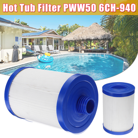 Filtro de bañera de hidromasaje para PWW50 6CH-940, 243X150mm, accesorios para piscina ► Foto 1/6