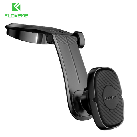 FLOVEME-soporte magnético plegable para teléfono de coche, para iPhone, Xiaomi, Magnect, para salpicadero, soporte ajustable para teléfono 360 ► Foto 1/1