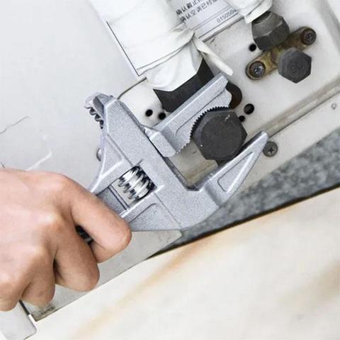Llave ajustable de acero inoxidable, llave Universal, Mini tuerca, llave para el cuarto de baño, fontanería de alta calidad, herramienta de reparación ► Foto 1/6