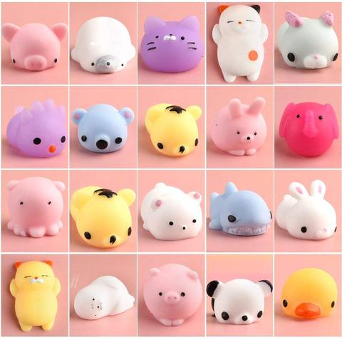 Mini pelota antiestrés Kawaii Mochi para niños, juguete antiestrés para apretar, alivio del estrés ► Foto 1/6