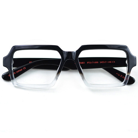 Transparente marcos cristal óptico gafas Vintage mujeres hombres gafas ópticas RX negro claro + miopía gafas de gran tamaño hecho a mano claro gafas ► Foto 1/5