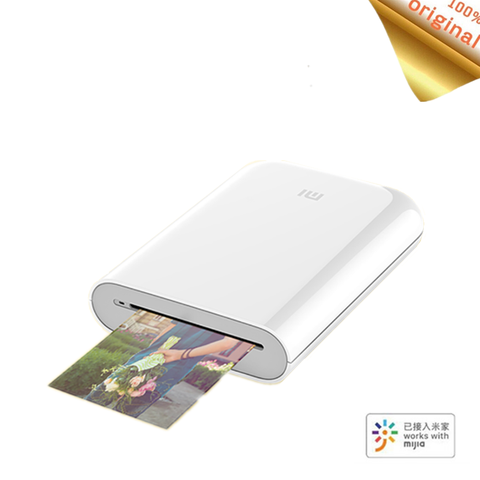 Xiaomi Mijia-Mini impresora térmica Portátil con Bluetooth, máquina de impresión inalámbrica de papel AR para teléfono, impresión de vídeo, colorida ► Foto 1/6