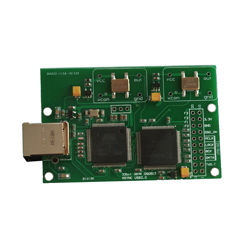 Italy Amanero USB IIS digital interfaz soporta DSD512 32bits/384khz para AK4497 ES9038 CAD Junta ► Foto 1/1