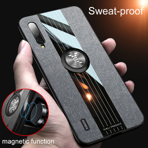 Funda de cuero para Xiaomi Mi CC9 CC 9 SE 8, anillo magnético, para Mi8 Mi9 Lite 6X A2 CC9e CC 9e Redmi 5 Plus 8A Note 5 7 8 10 Pro ► Foto 1/6