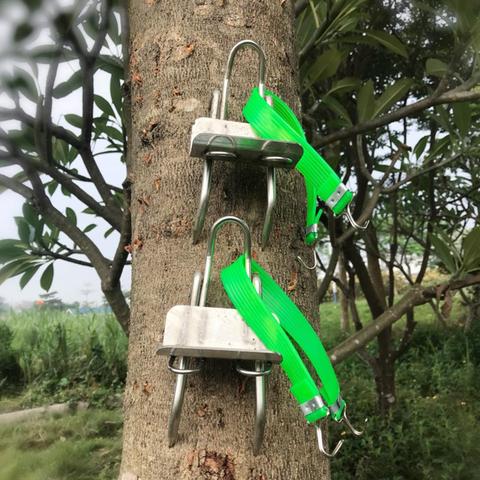 Herramienta de seguridad para escalada de árboles, picos de escalada para caza, observación, recolección de fruta, de acero inoxidable para escalada, zapatos de árbol, novedad de 304 ► Foto 1/6