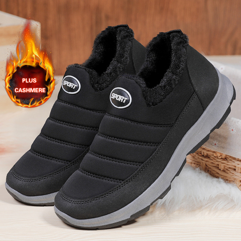 Zapatos informales de invierno para hombre, zapatillas de deslizamiento para exterior, cómodas, para conducir, 39 s ► Foto 1/6