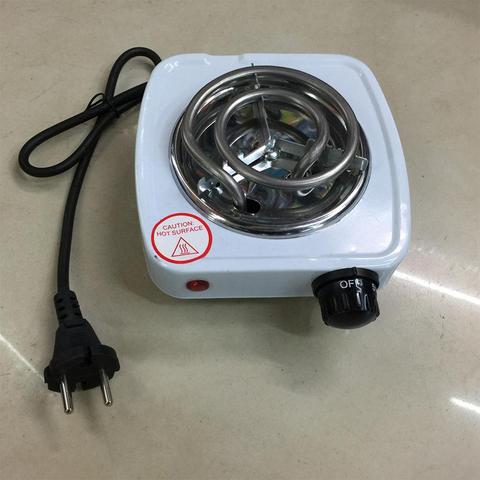 Estufa eléctrica, placa caliente, quemador de hierro, cocina casera, calentador de café, 220V, 500W, enchufe europeo, electrodomésticos de cocina ► Foto 1/6