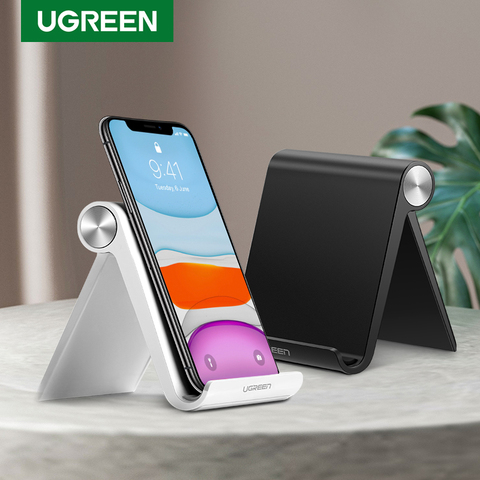 Soporte de soporte para teléfono móvil plegable Ugreen para iPhone X Tablet Samsung S10 soporte ajustable para teléfono intelige ► Foto 1/6