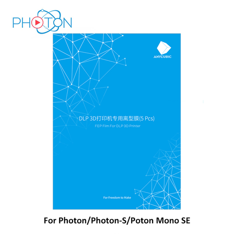 3D piezas de la impresora 5 unids/lote FEP película para ANYCUBIC fotón/Photon-S/fotón Mono SE 140x200mm SLA/LCD Fep hojas 0,15-0,2mm ► Foto 1/6