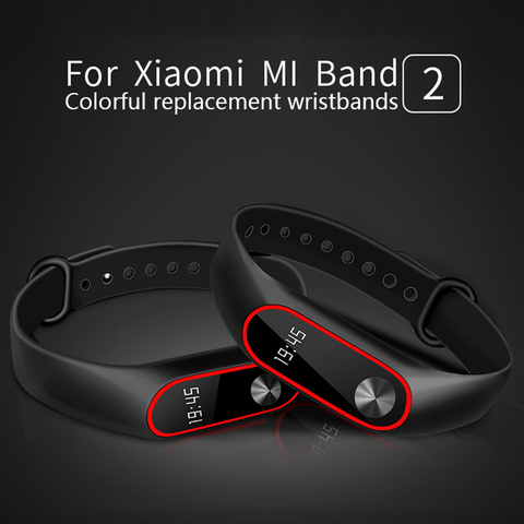 Correa de silicona para Xiaomi Mi Band 2, correa de muñeca colorida para pulsera inteligente M2, accesorios para Xiaomi Mi 2 ► Foto 1/6