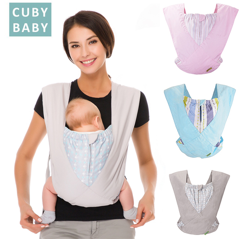 Portabebés ergonómico de algodón Natural para recién nacido, mochila portabebés, canguro, fácil de llevar ► Foto 1/6