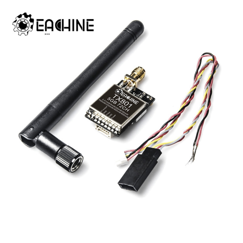 Eachine TX801 5,8G 72CH 0,01 mW 5 mW 25 mW, 50 mW, 100 mW, 200 mW, 400 mW, 600 mW cambió AV VTX transmisor FPV ► Foto 1/6