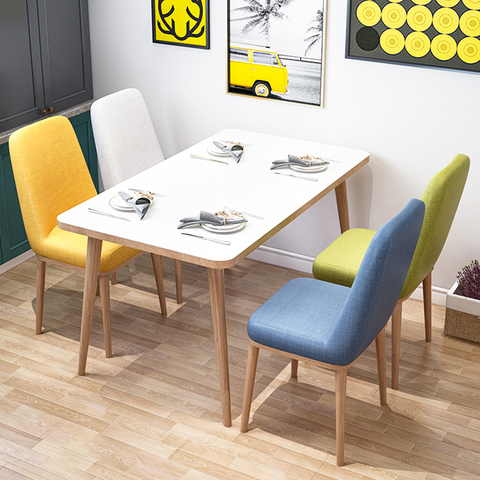 Muebles Sillas De Comedor silla Comedor Simple Chaises Salle pesebre Meubles De Maison стулья для кухни обеденные стулья ► Foto 1/6